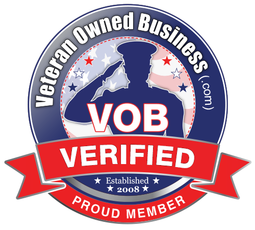 Veteran Owned Business — VOB Verified proud member badge